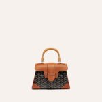 Goyard Saigon Souple Mini Bag Black and Brown - Image 2